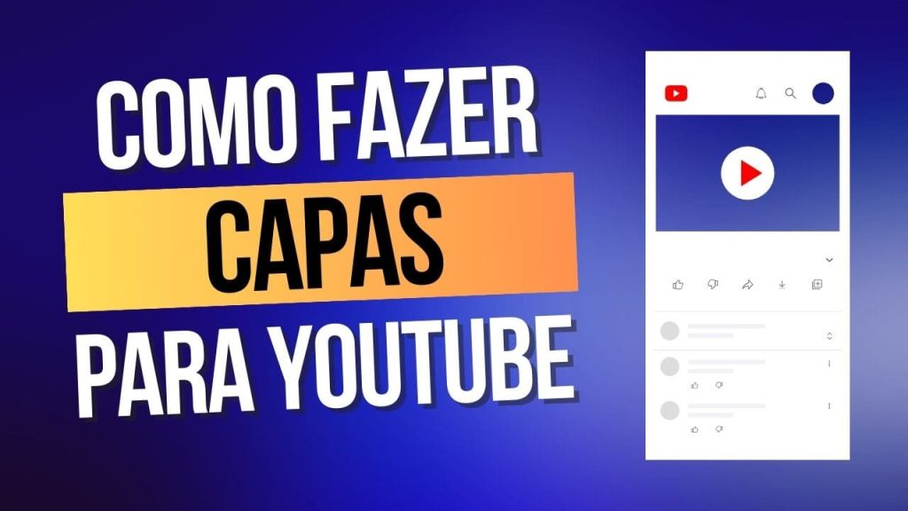 Como fazer capa para YouTube.